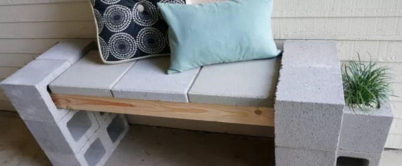 Concreto e decoração: 5 opções de móveis de blocos de concreto